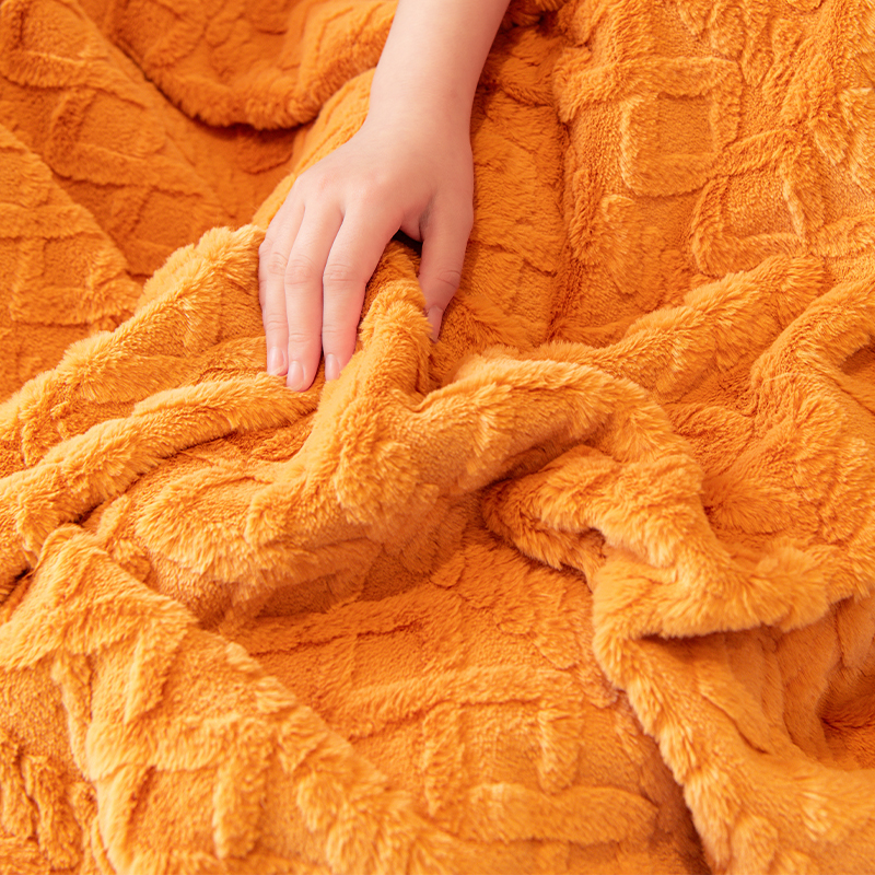 Cozy Water-Resistant Knitted Flannel Sofa Blanket for Stylish Home Decor