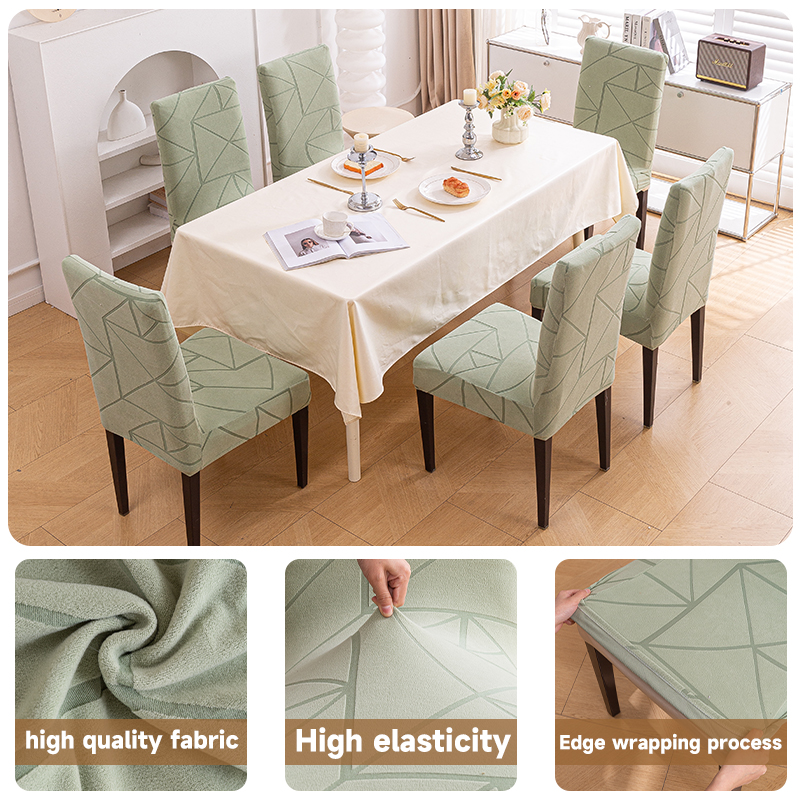 2025 New Four Seasons Universal Fabric Elastic Universal Thickened Dining Chair Cover
