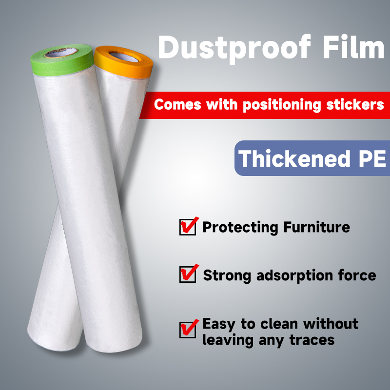 Multi Functional Furniture Protection Disposable Dust-Proof Plastic Film for Decoration