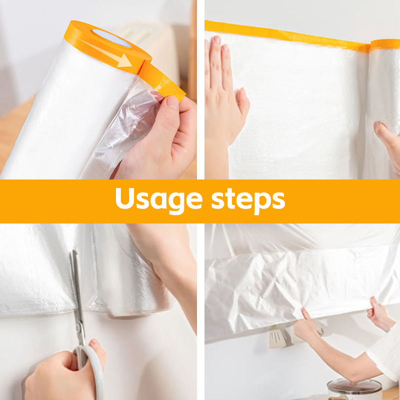 Multi Functional Furniture Protection Disposable Dust-Proof Plastic Film for Decoration